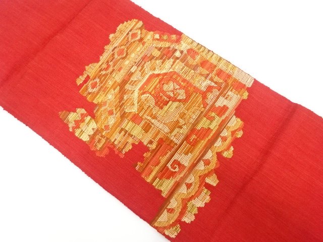 JAPANESE KIMONO / TSUMUGI HANATORI SARA KIMONO FOR SUMMER PATTERN WEAV